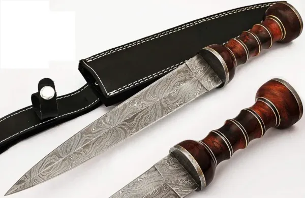 Damascus Steel Dagger - Image 4